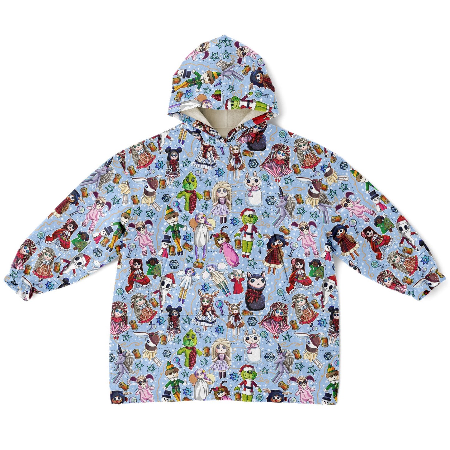 Christmas Dolls Hoodie Hugger