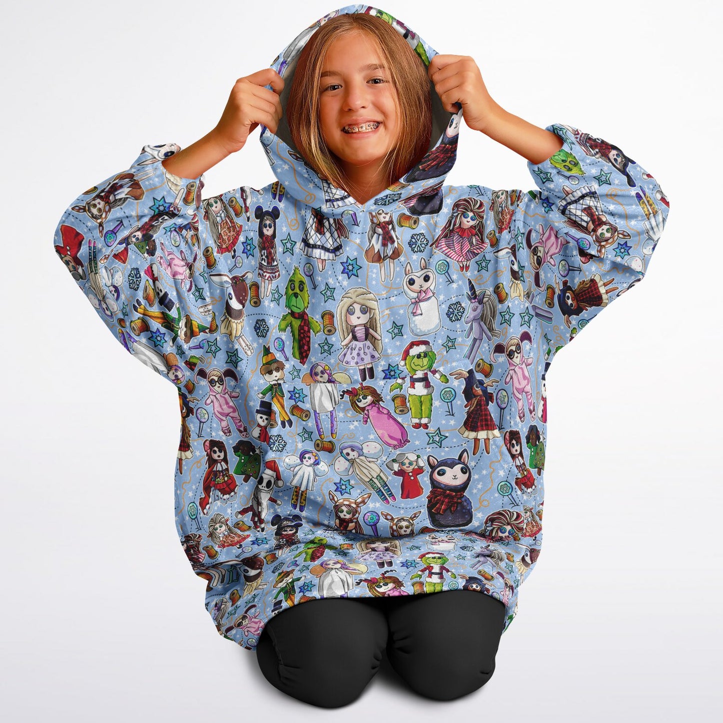 Christmas Dolls Hoodie Hugger